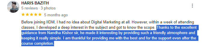 Best Digital Marketing Mentor in Trivandrum