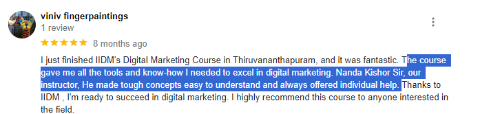 Best Digital Marketing Mentor in Trivandrum 10